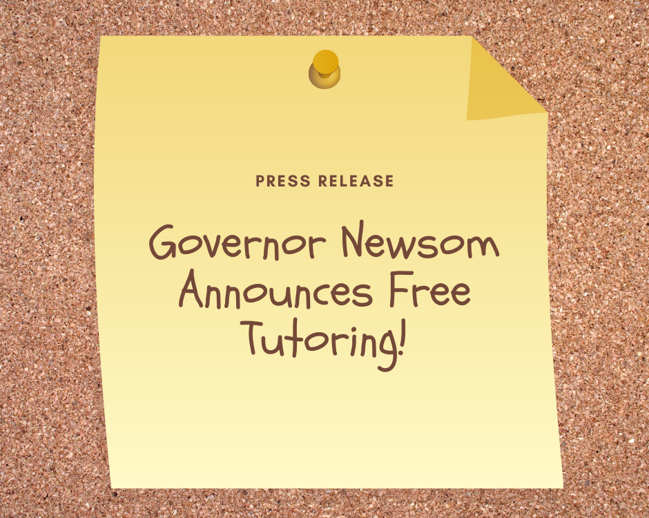 Newsom announces free tutoring